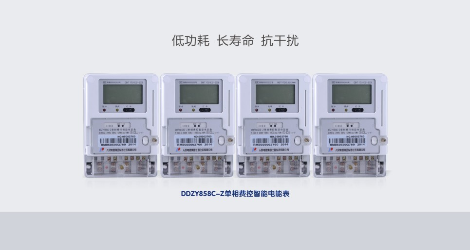 DDZY858單相費(fèi)控智能電能表系列